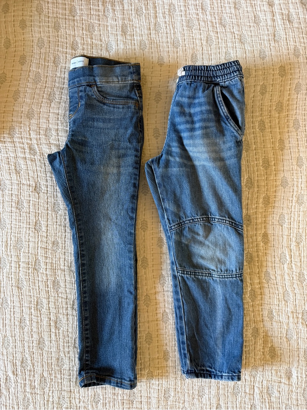 Denim set size 6/7